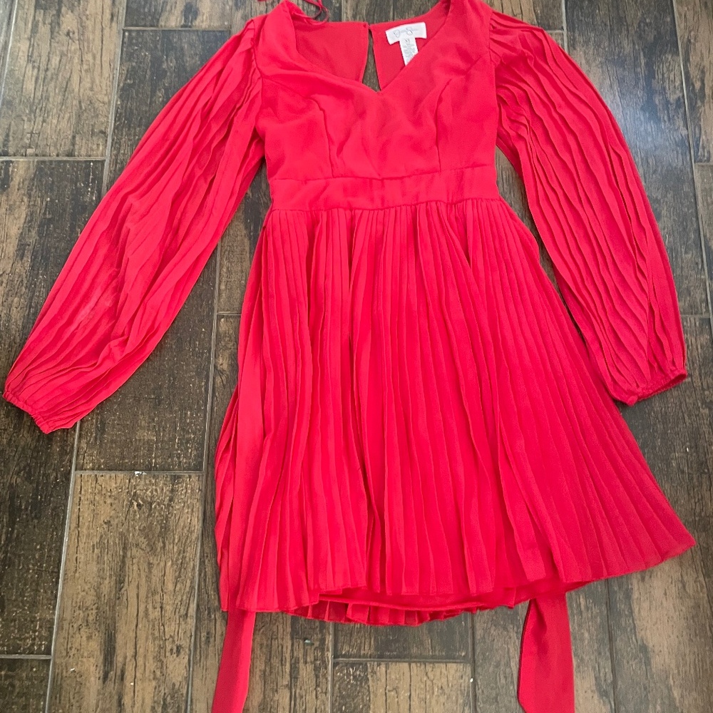red dress